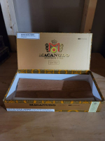 Macanudo Gold Pyramid Empty Cardboard Box