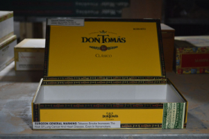 Don Tomas Clasico Robusto Empty Cardboard Box