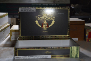 Don Tomas Maduro Robusto Empty Cardboard Box